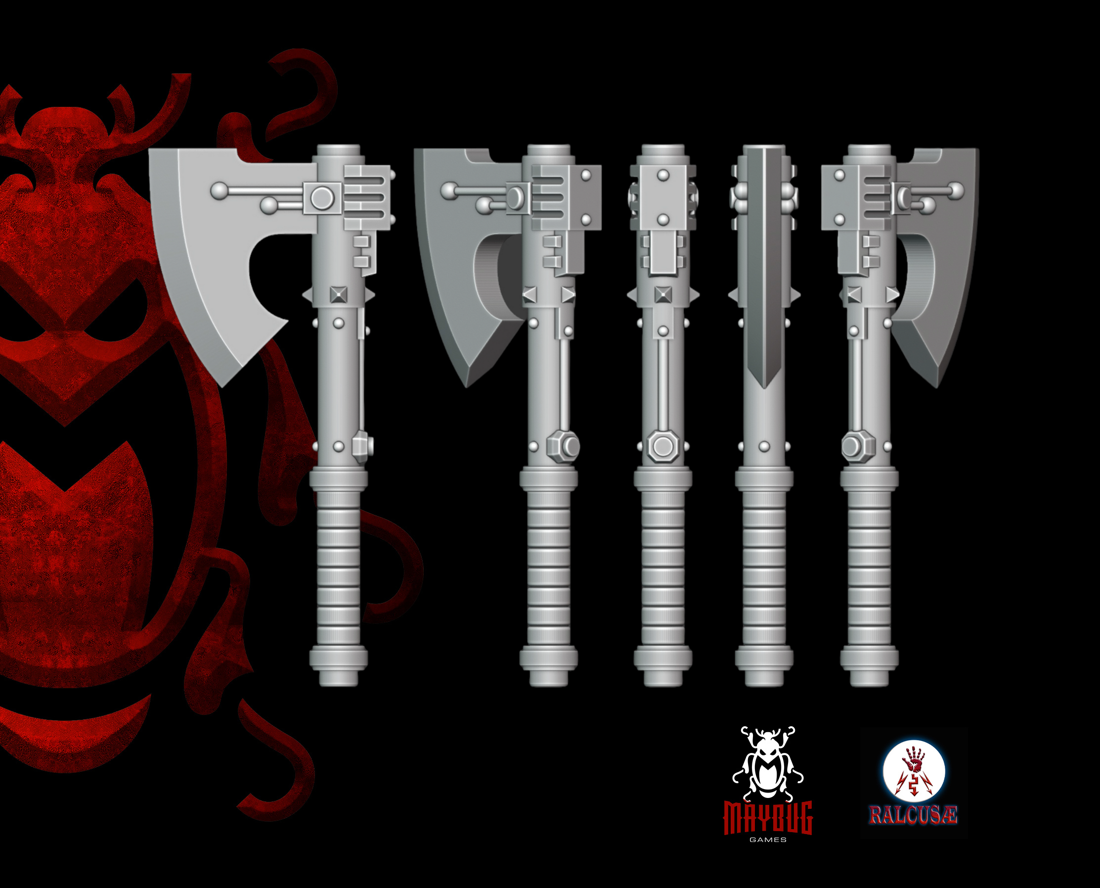 Heresy bits, M3 Shieldmans Axe - Add on
