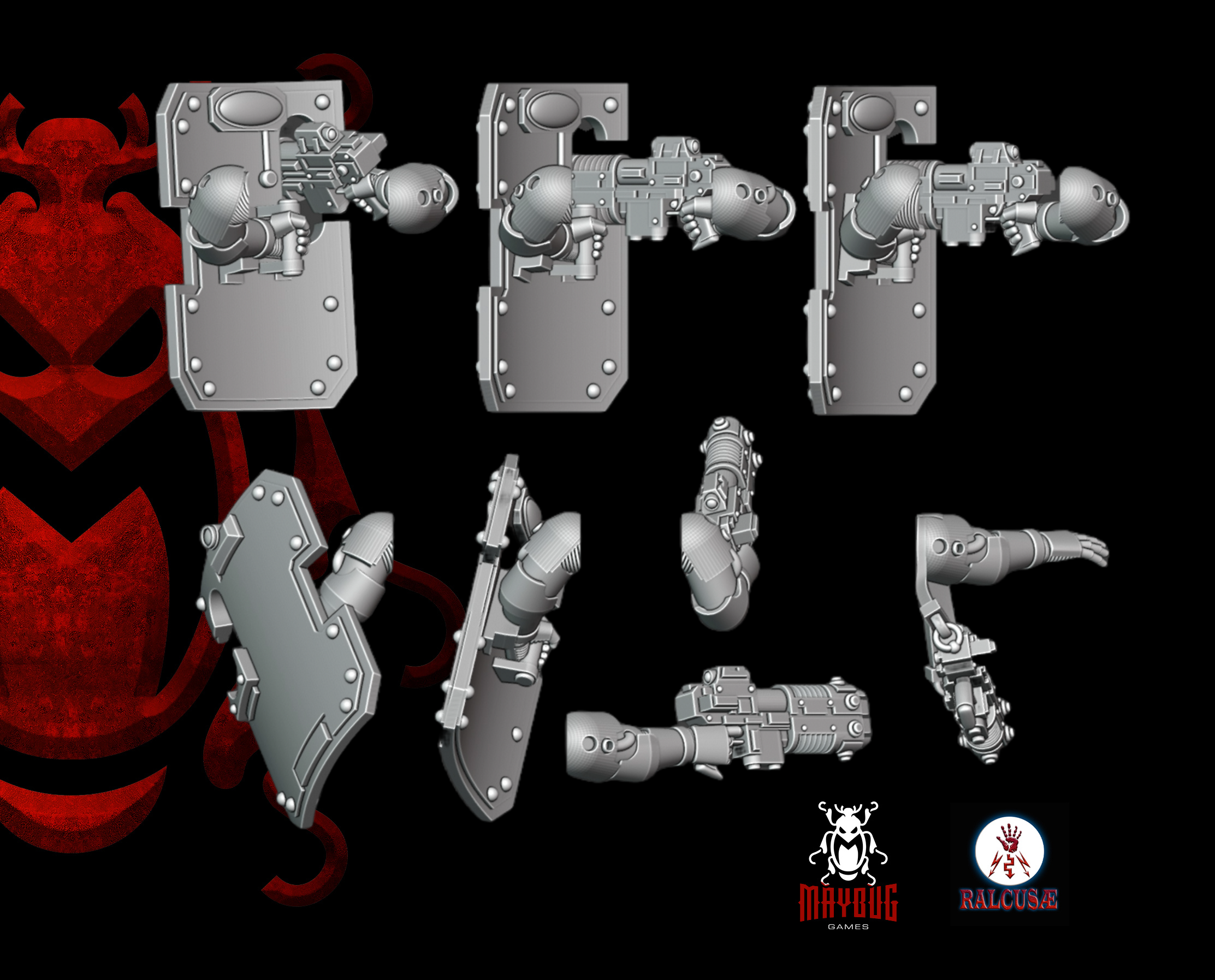 Heresy bits, M6 Breachers Volkite Ver