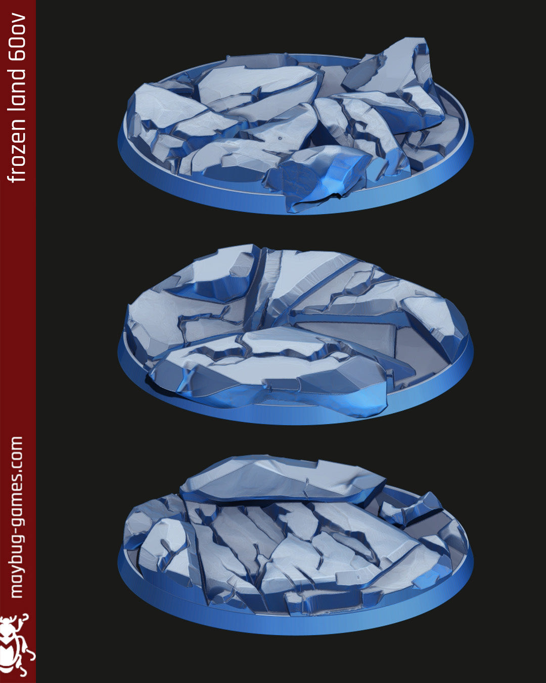 base Frozen Land A oval