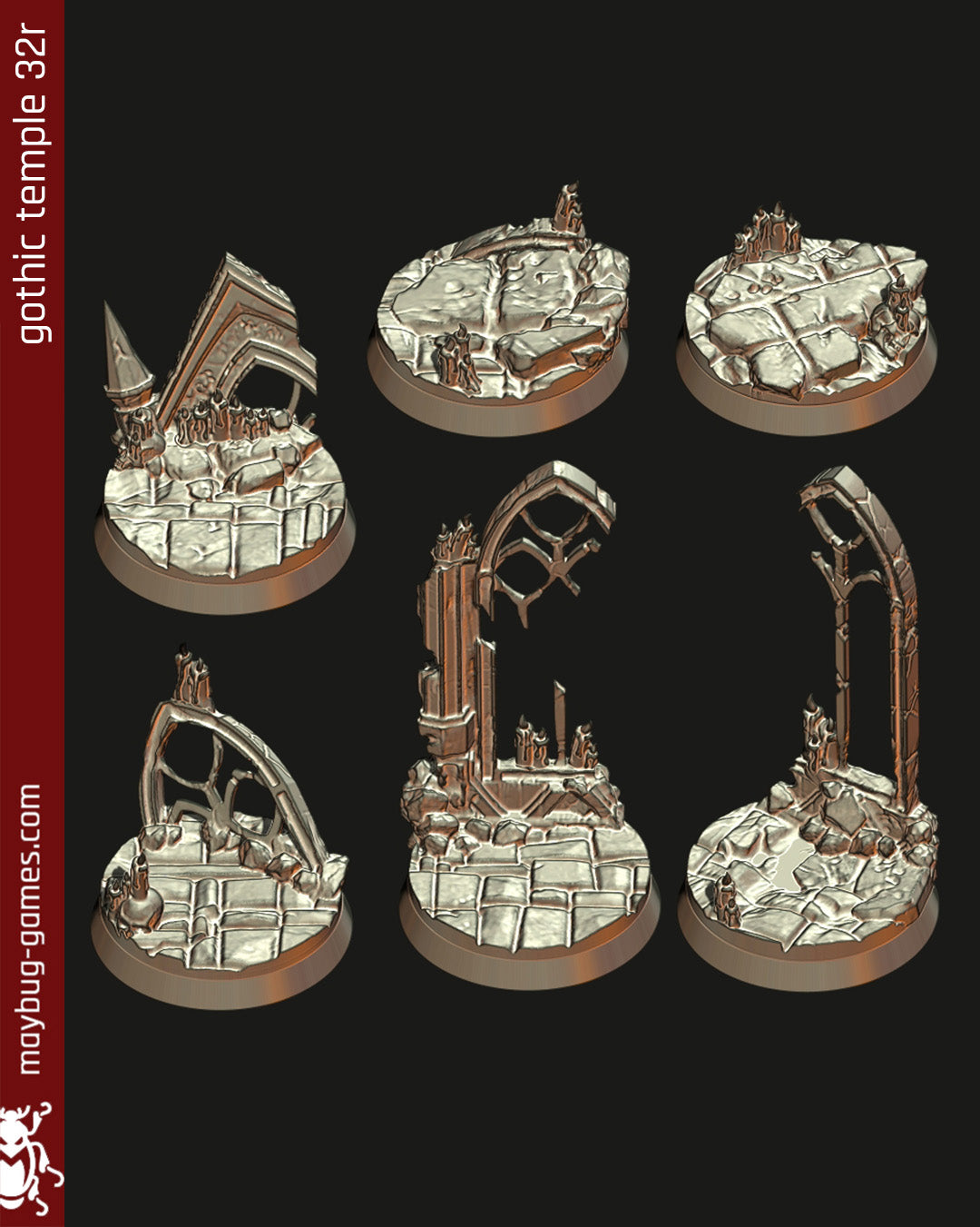 base Gothic Temple A round