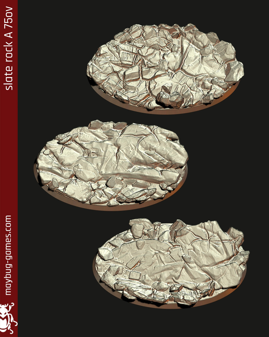 base Slate Rock A oval