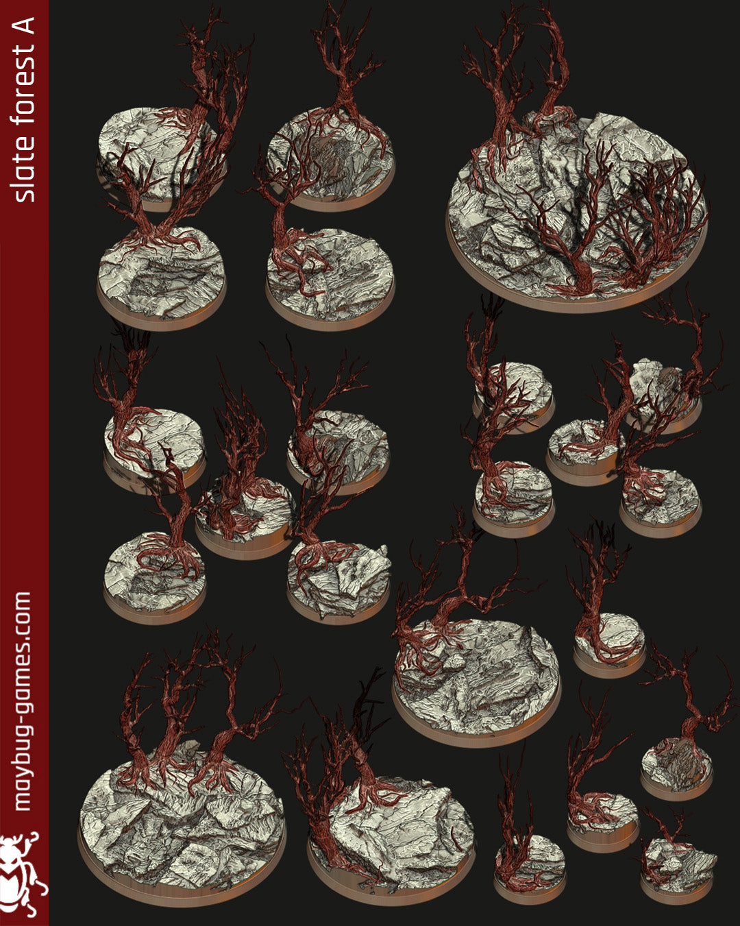 base Slate Forest A round
