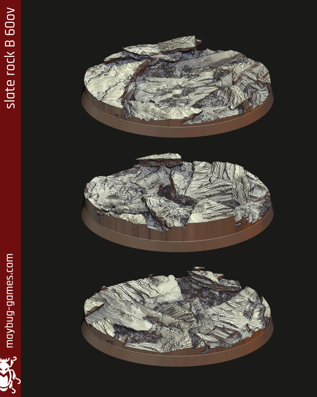 base Slate Rock B oval