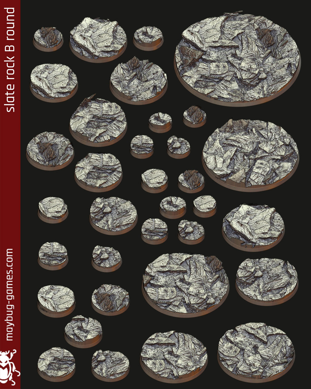 base Slate Rock B round