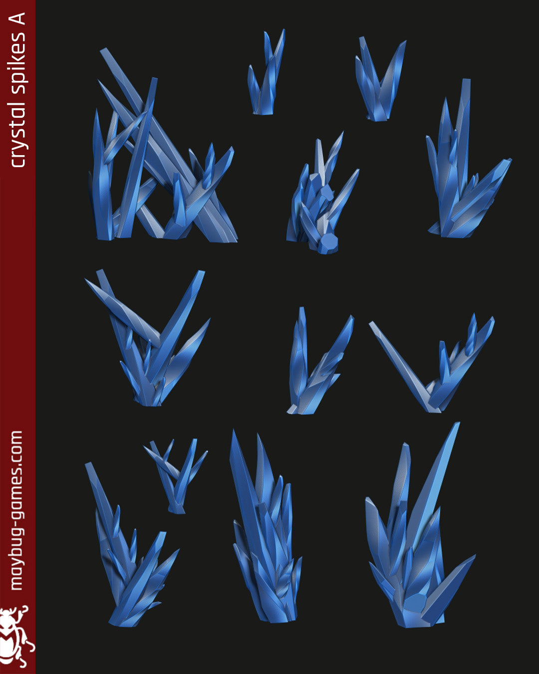 bits frozen land A crystal spikes A