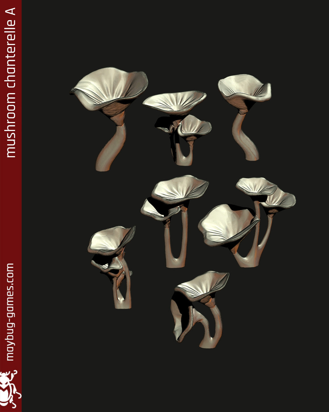 mushroom chanterelle A mystic forest bits
