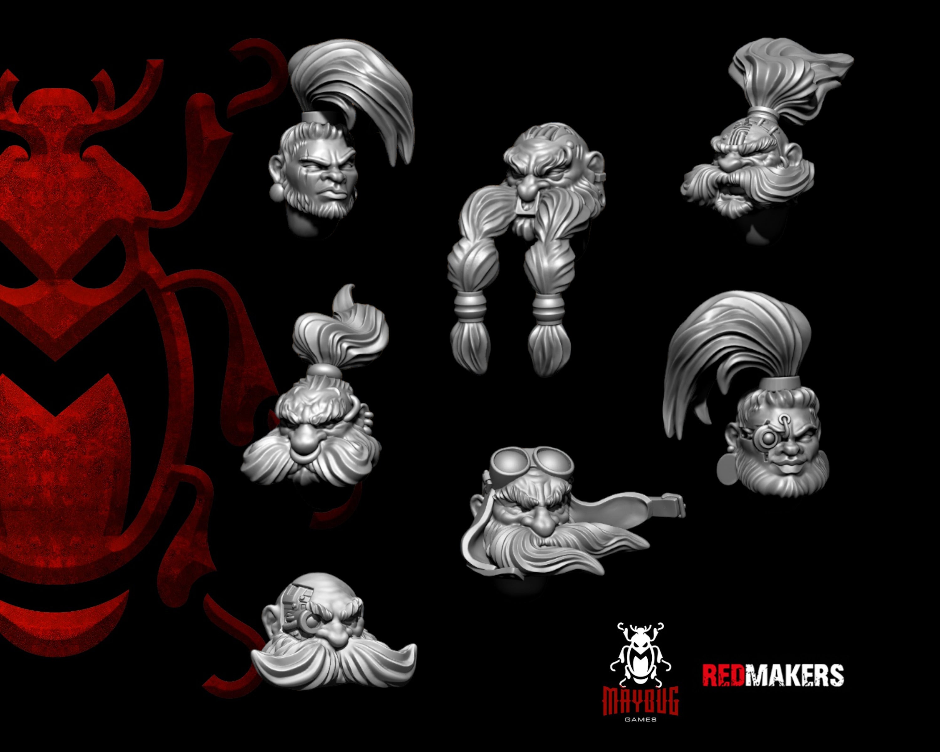 Dwarf brethren, heads B