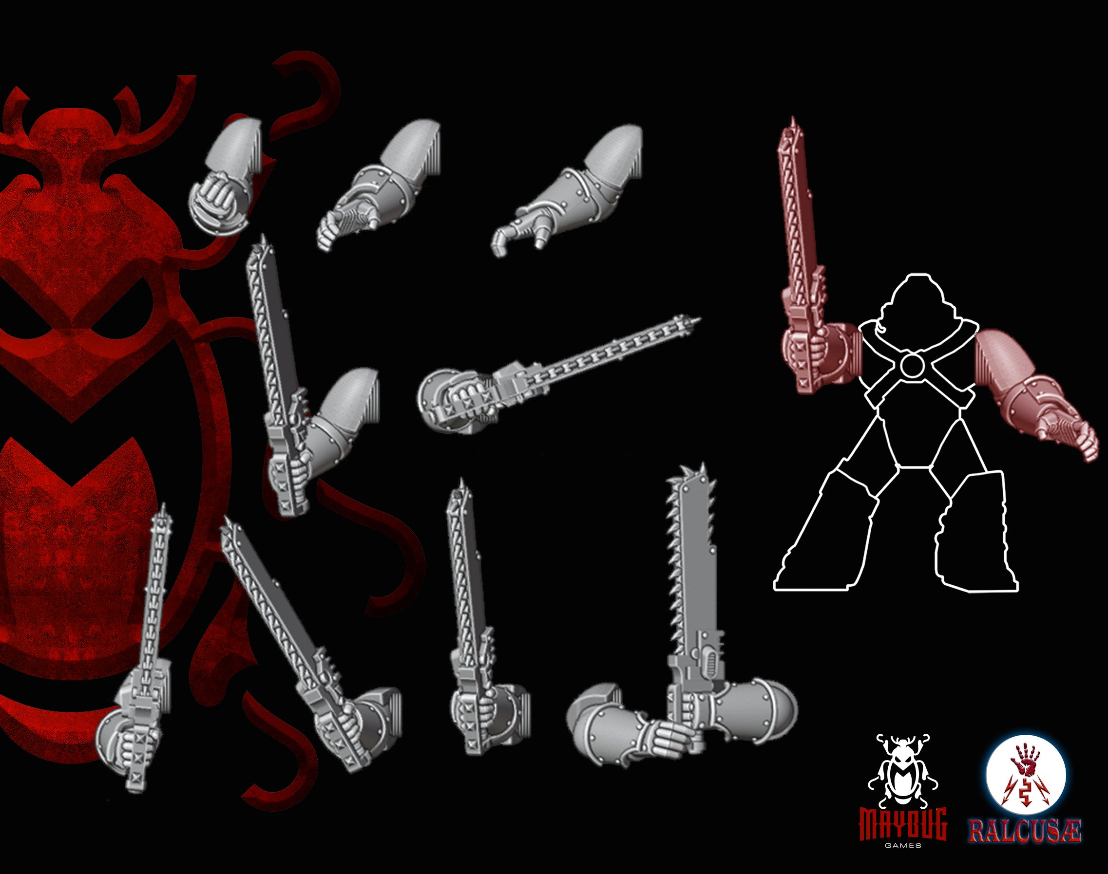 Heresy bits, M3 Chainswords