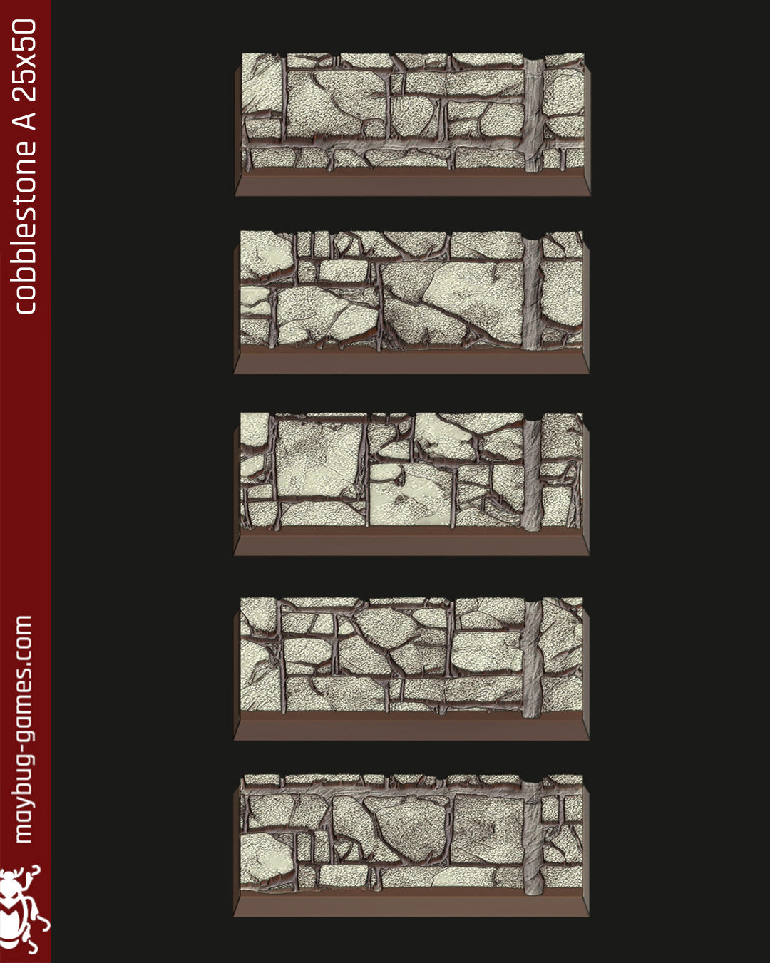 Base cobblestone A rectangle