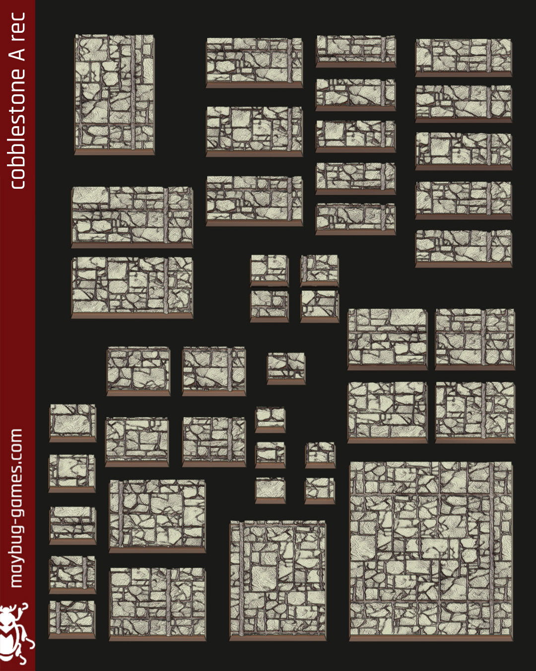 Base cobblestone A rectangle