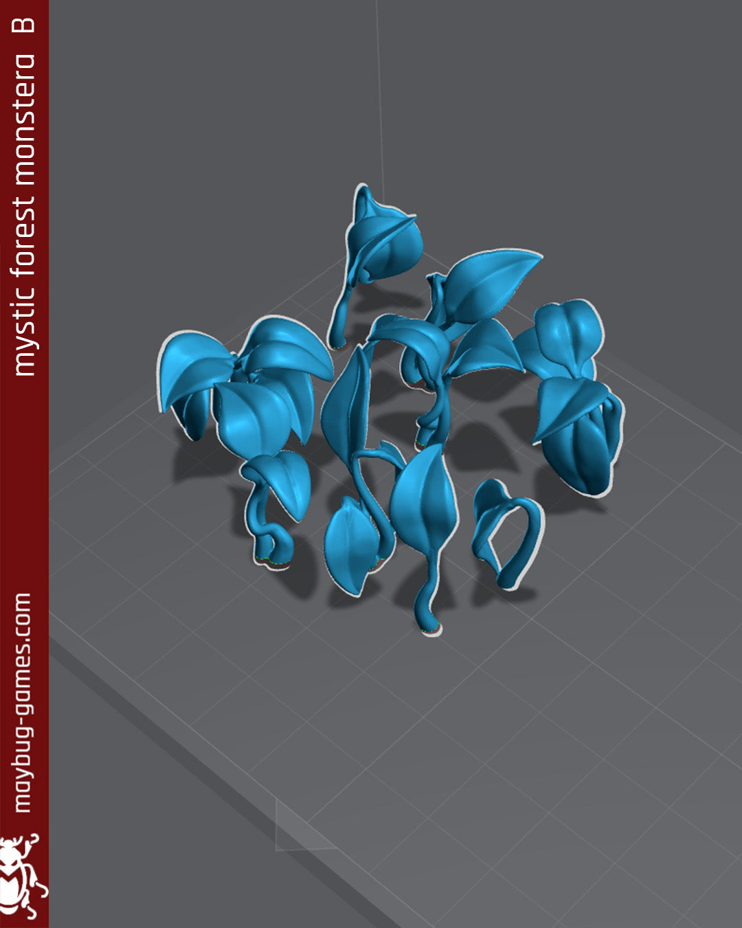 mystic forest monstera B bits