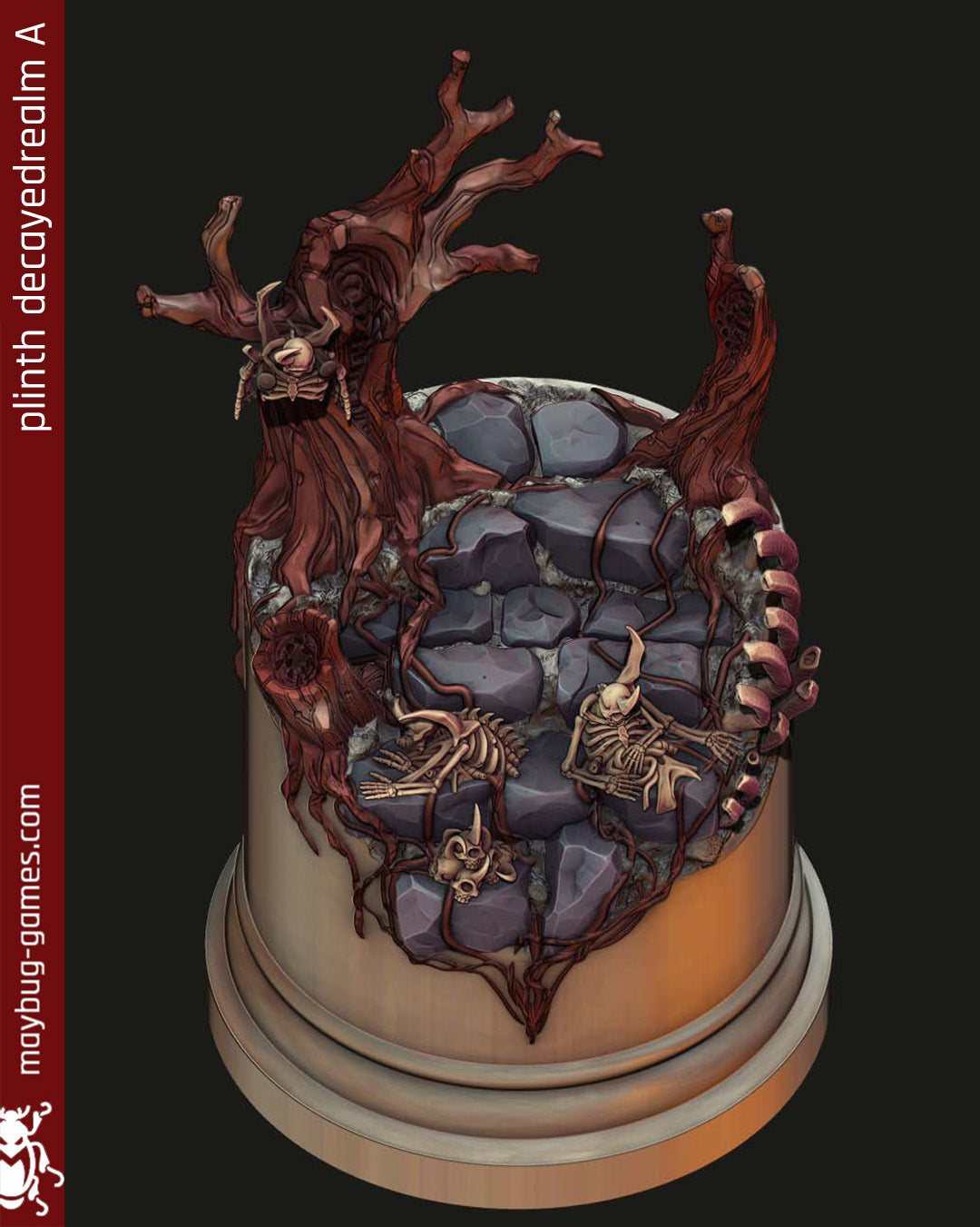 plinth decayed realm A plinth 70mm round A